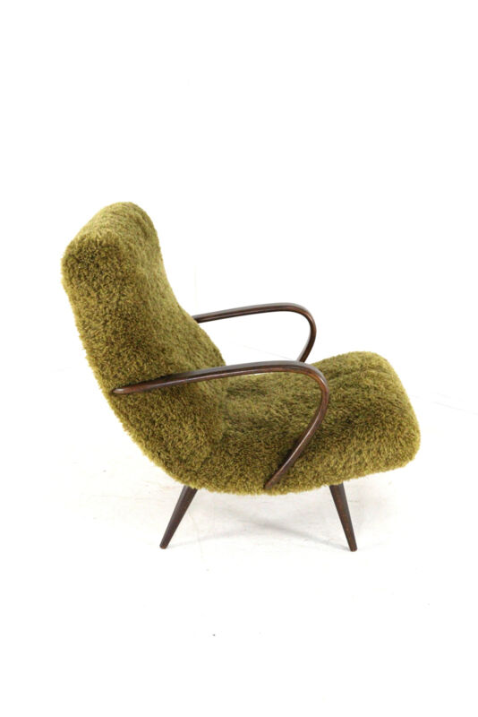 Doodly armchair - mid century modern - one off a kind upholstery