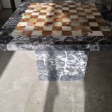 Marble chessboard and checkerboard