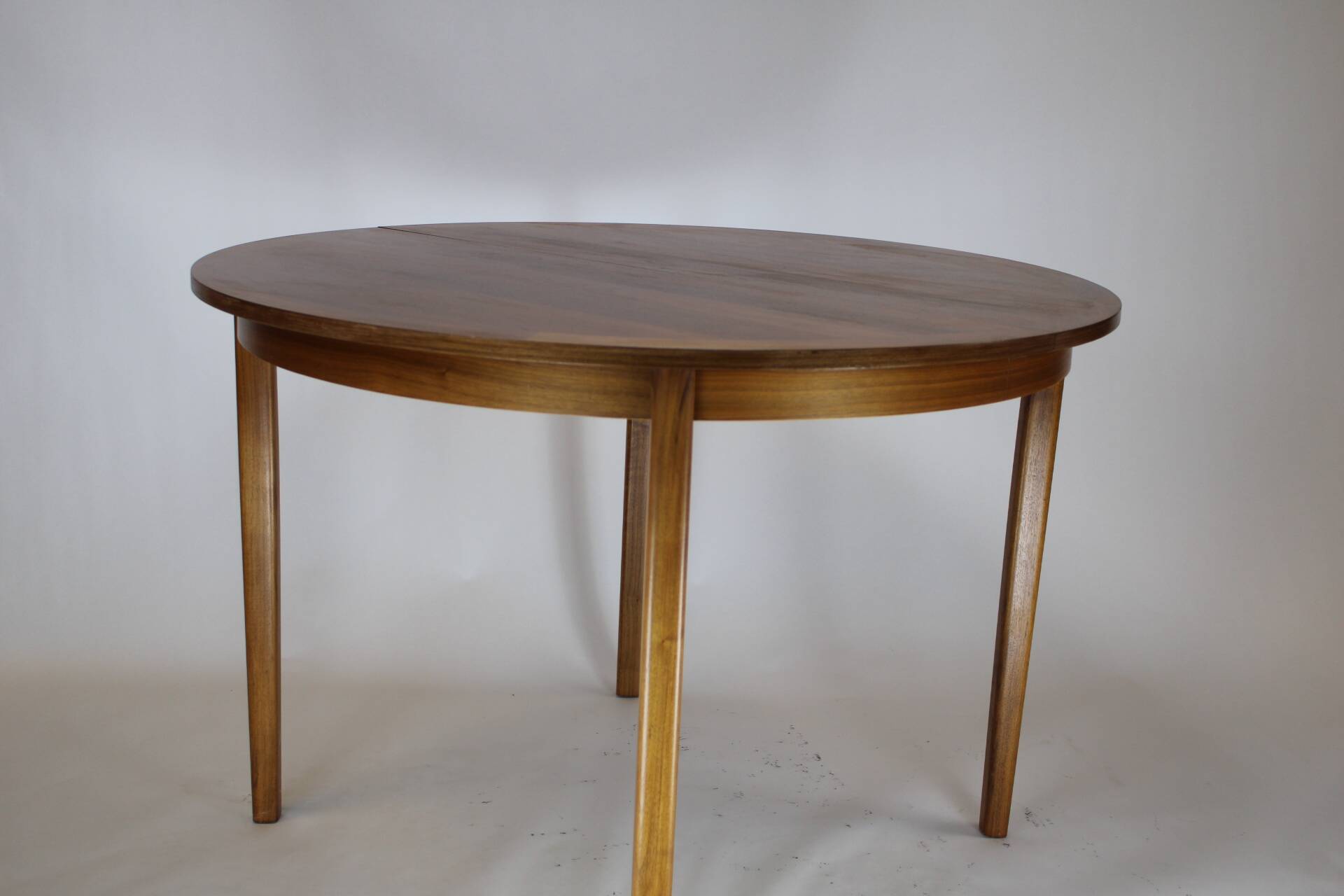 Vintage round teak dining table 4 feet diameter 110 cm Denmark