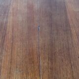 Vintage Scandinavian table in round teak