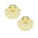 Pair of Mid-Century Bubble Glass Ceiling Lights - Helena Tynell for Limburg