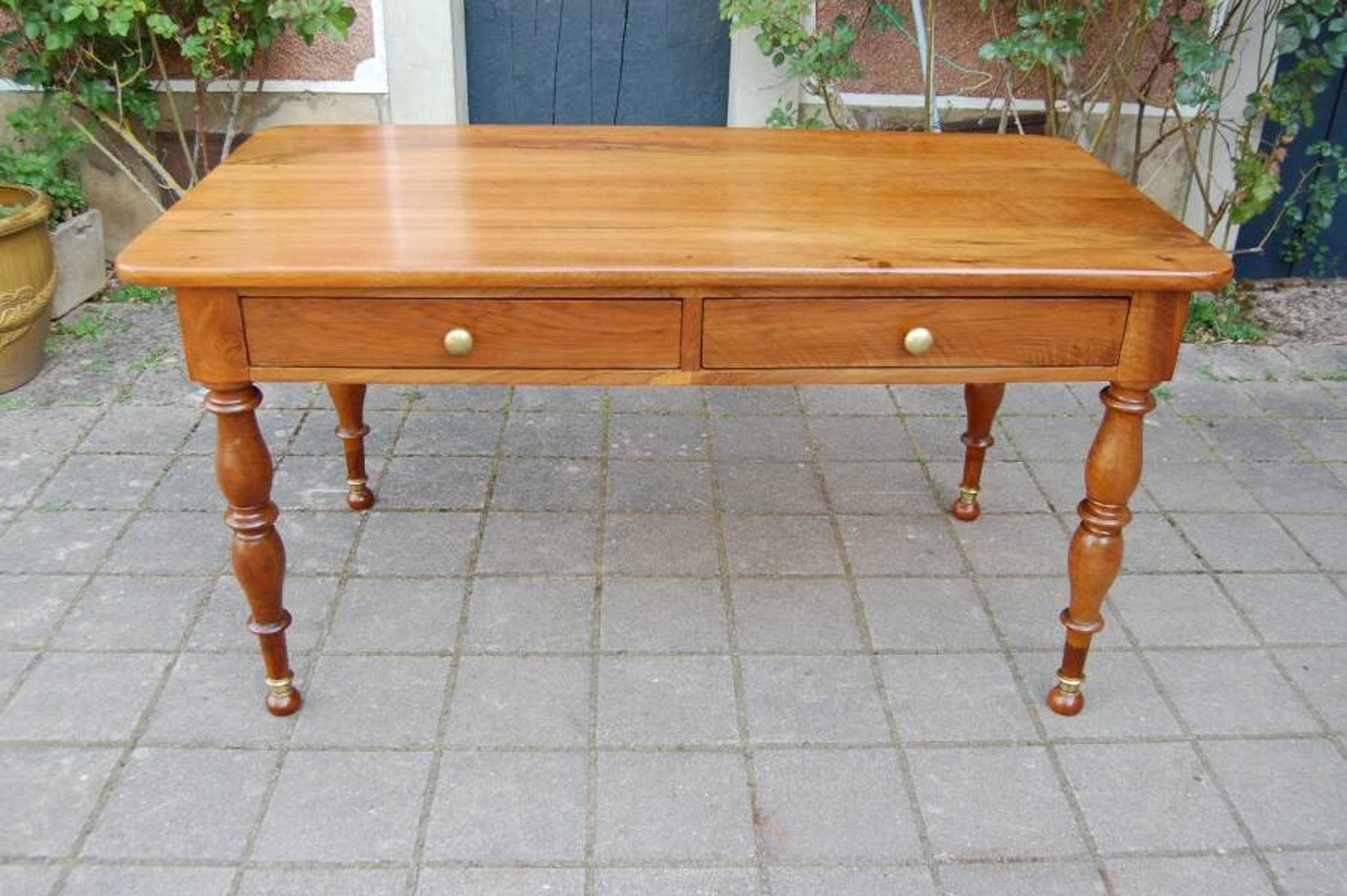 bureau d époque louis philippe en noyer du 19 siecle