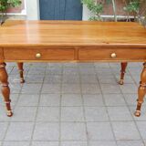19th-century Louis Philippe walnut desk.