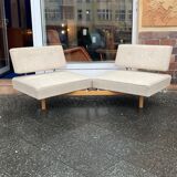 Daybed 2-seater 60s Scandinavian style