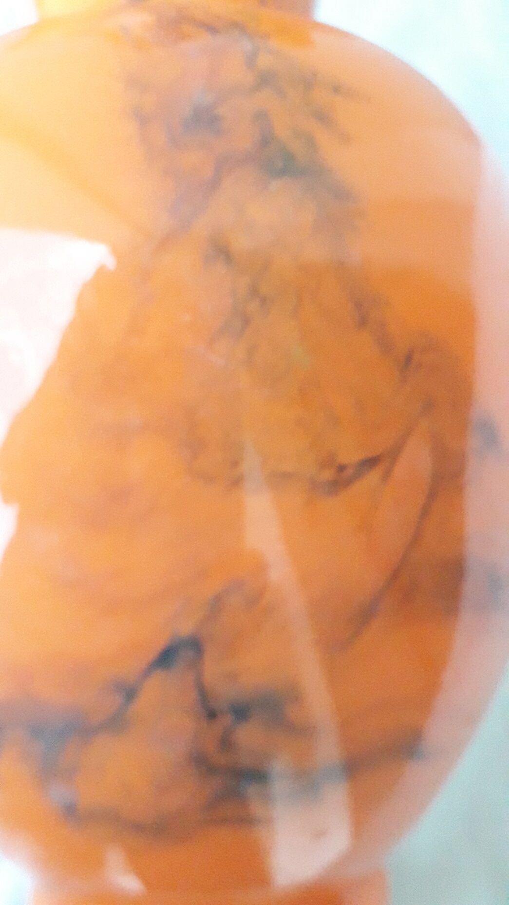 Orange vase