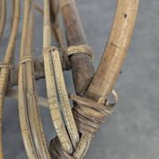 Bamboo and rattan armchair