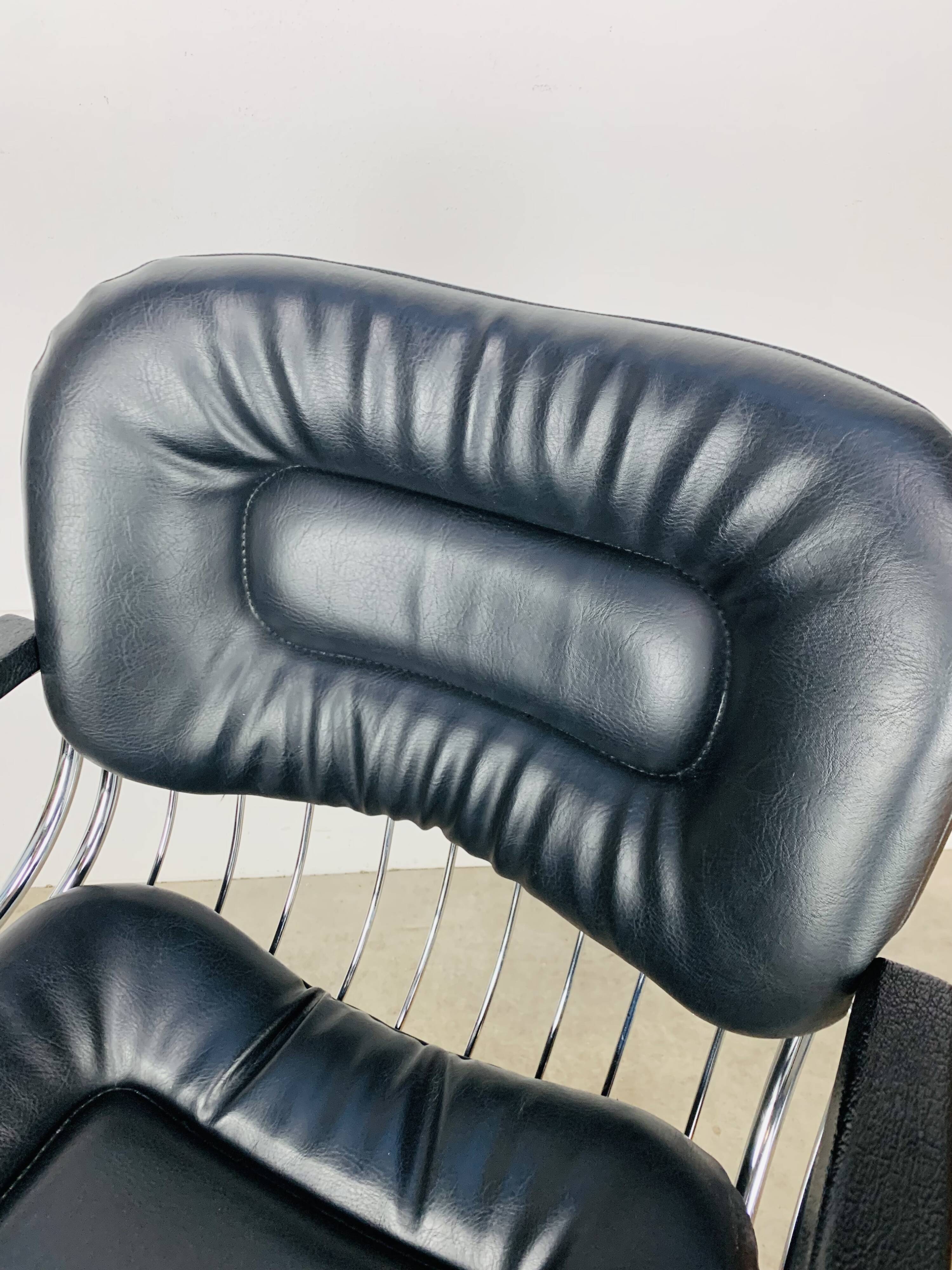 Adjustable and swivel office chair by Gastone Rinaldi