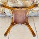 Vintage stool, curved wood by Luterma circa $50/60s