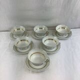 Royal Limoges Porcelain Cups & Saucers