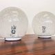 Pair of design mid century artglass Table Lamps, 1980s - Czechoslovakia