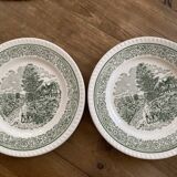 Set of 6 vintage plates