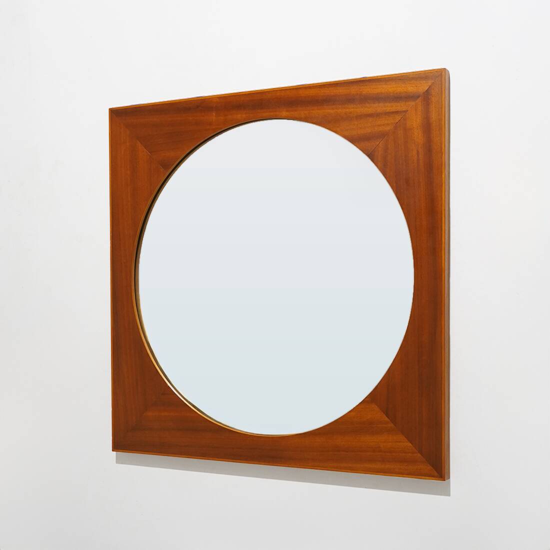 Teak wall mirror, 1960s