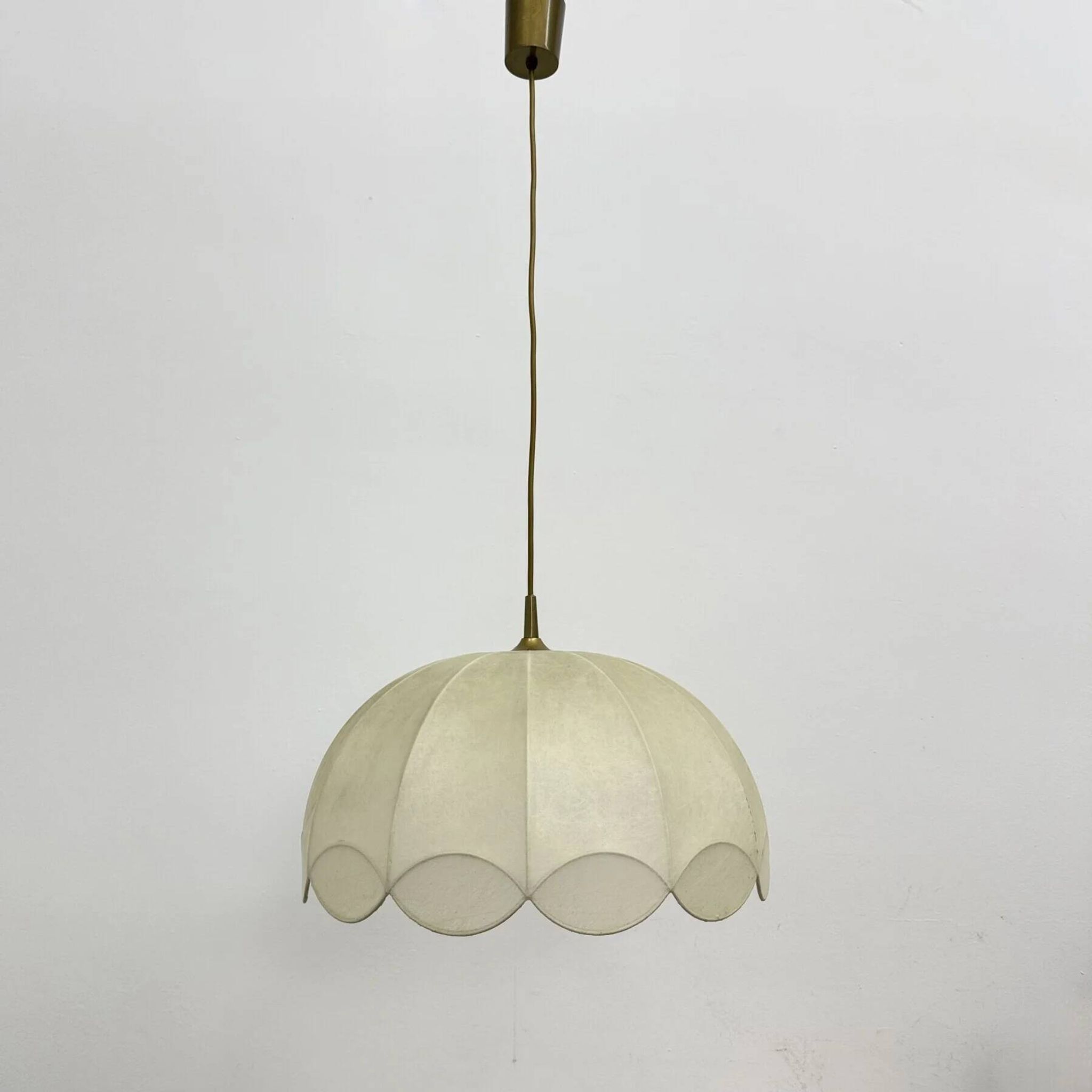 German mid-century "Cocoon" wavy chandelier by Goldkant, 1970s