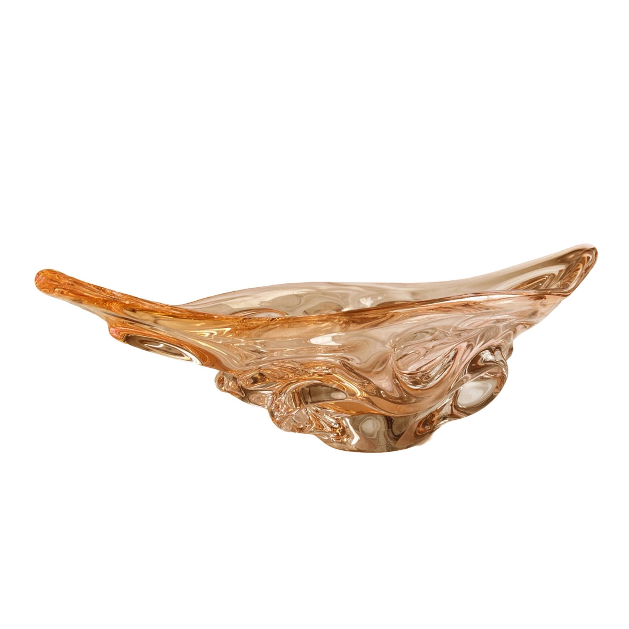 Large platter, designed by J. Hospodka, Chribska Sklarna, Czechoslovakia, 1
