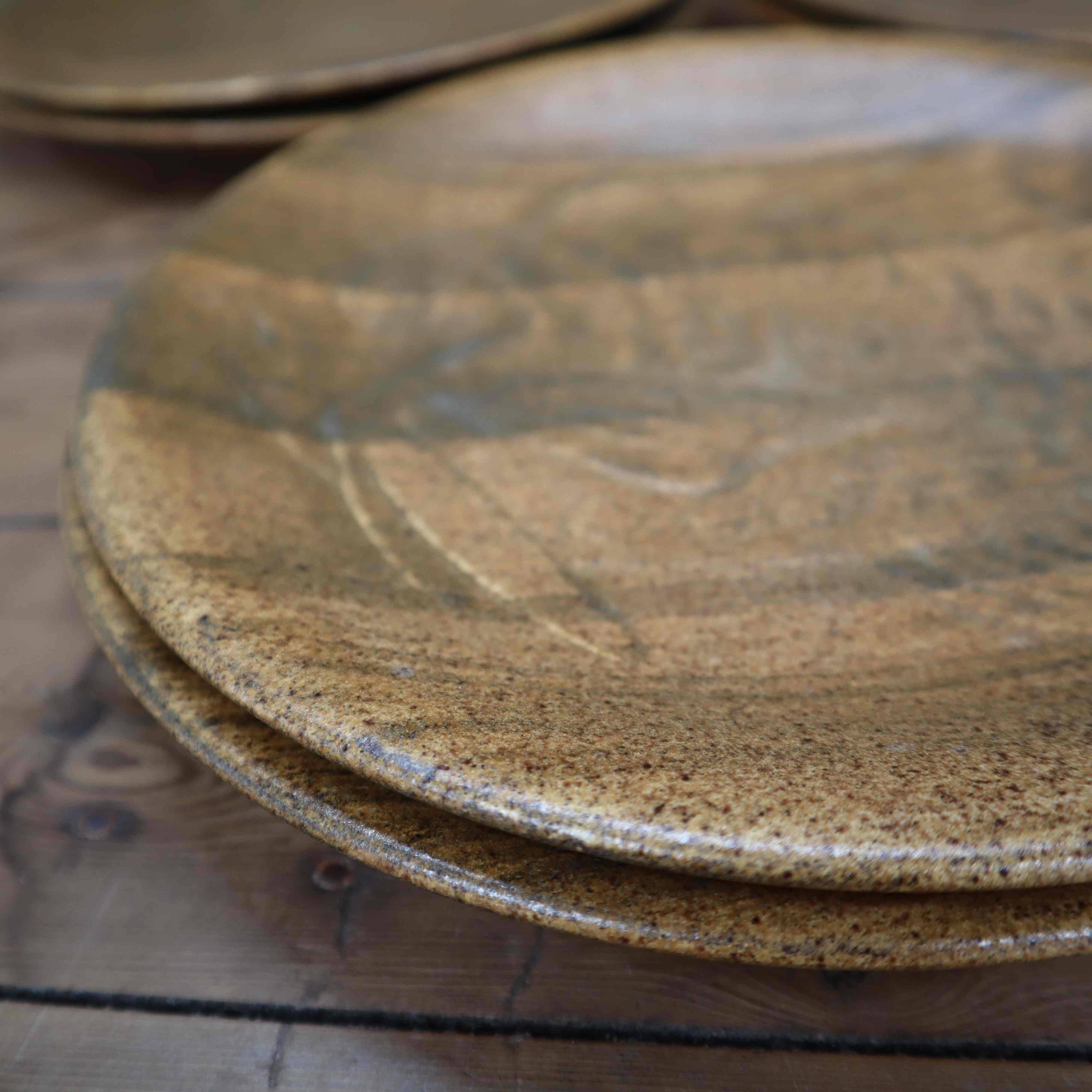 Six vintage ceramic fish plates Chantilly