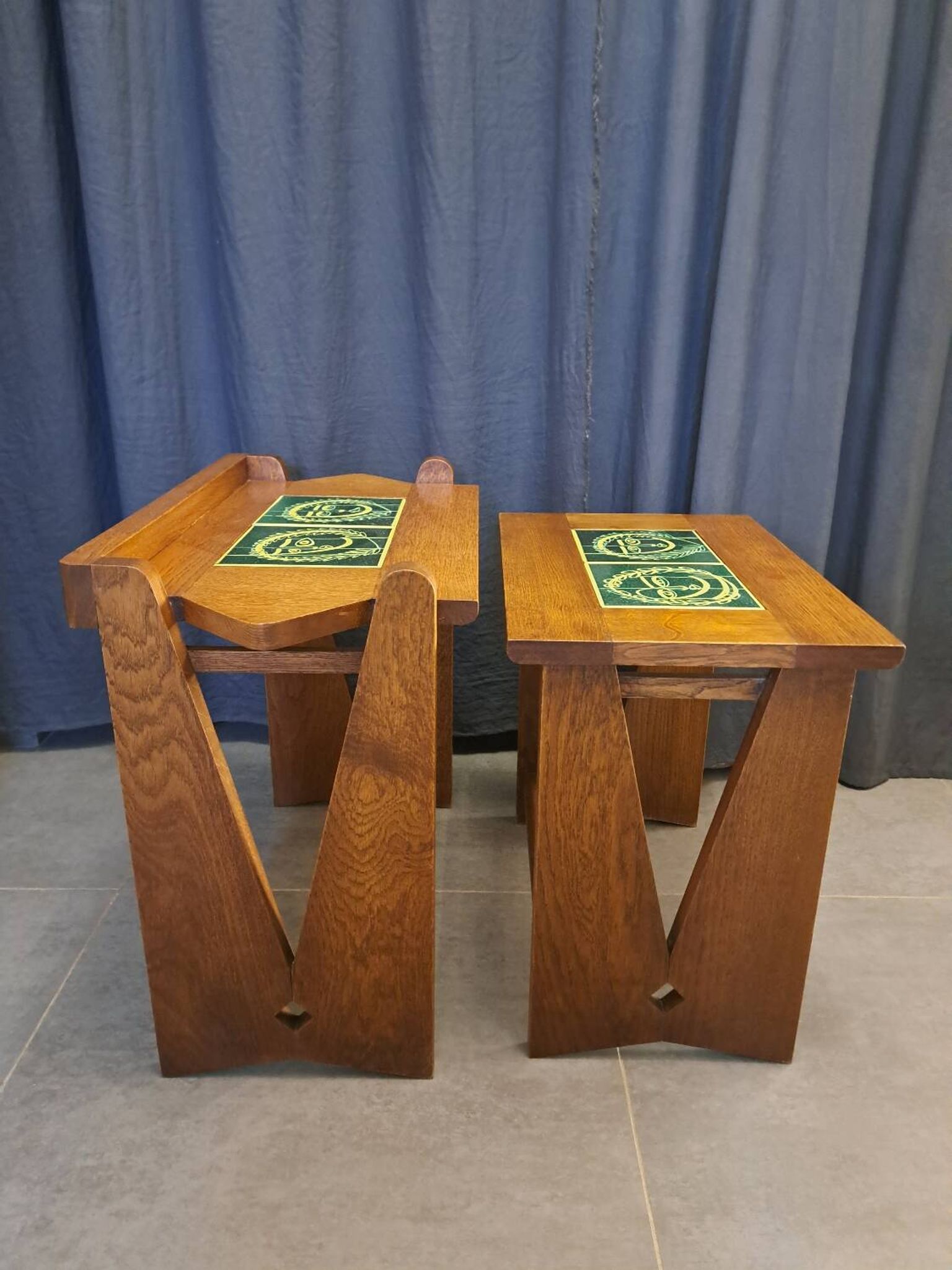Tables gigognes Guillerme et Chambron