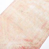 3x11 faded color turkish runner rug 340x86cm