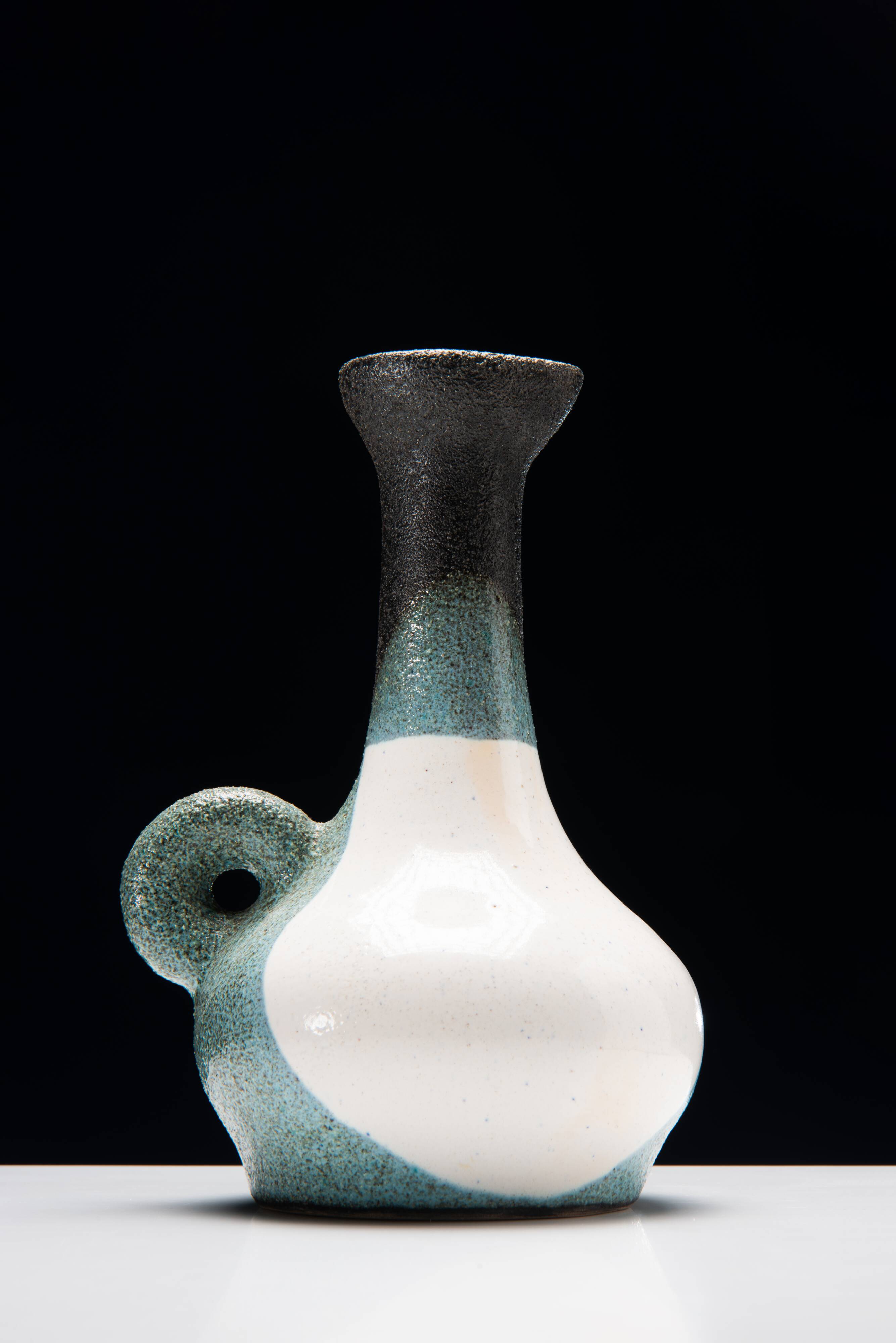 Ceramic Vase - 1950's- France - Gilbert Valentin & Les Archanges