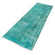 Vintage distressed turkish rug runner , 265 x 90 cm