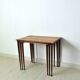Scandinavian Modern Rosewood Nesting Tables with Drumstick Legs