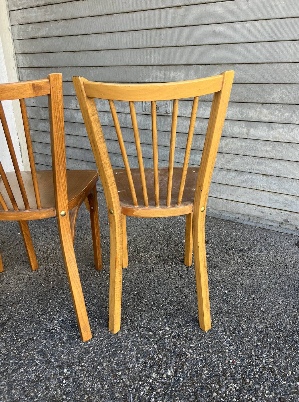 (Lot) 5 Vintage Baumann Bistro Chairs