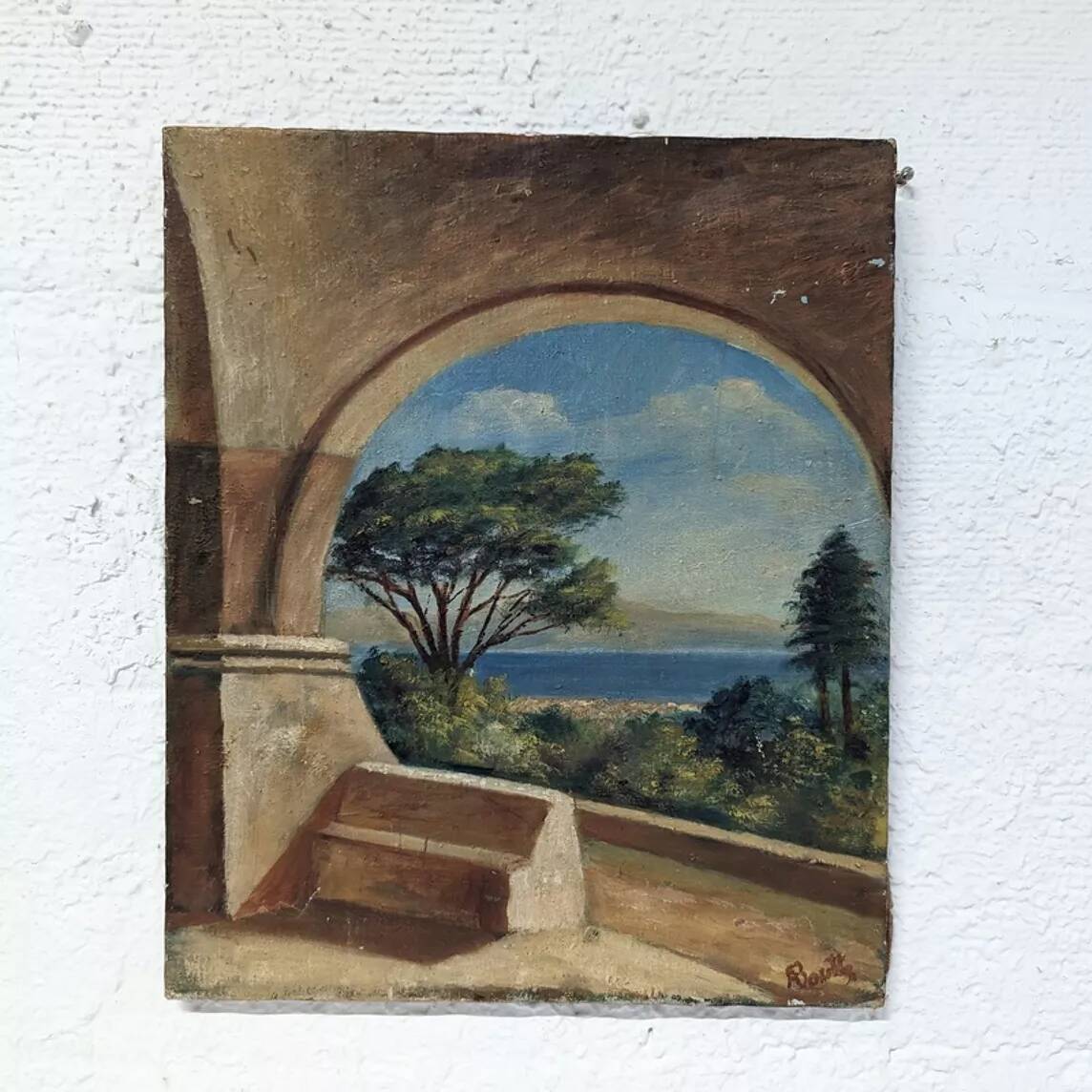 Vue de La Chapelle Ste-Anne à St Tropez