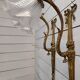 Louis xvi style wall lights in bronze (pair)