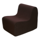 Chair, foam and velvet. Circa 1970