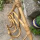 Rattan coat rack from the 70s