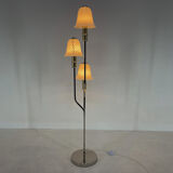 Italian Chrome & Murano Glass 'Magic Mushrooms' Floor Lamp, 1970's