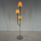 Italian Chrome & Murano Glass 'Magic Mushrooms' Floor Lamp, 1970's