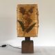 Vintage lamp in solid wood 70s