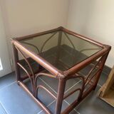 Table basse rotin