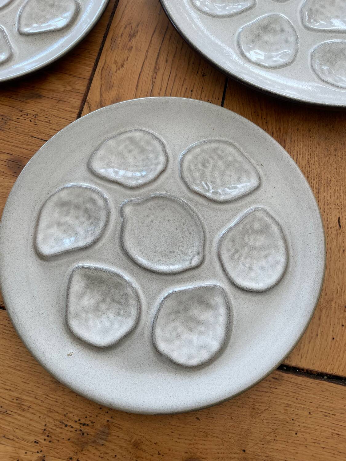 Niderviller oyster service in glazed stoneware
