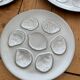 Niderviller oyster service in glazed stoneware