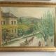 City view, oil on canvas, 1944