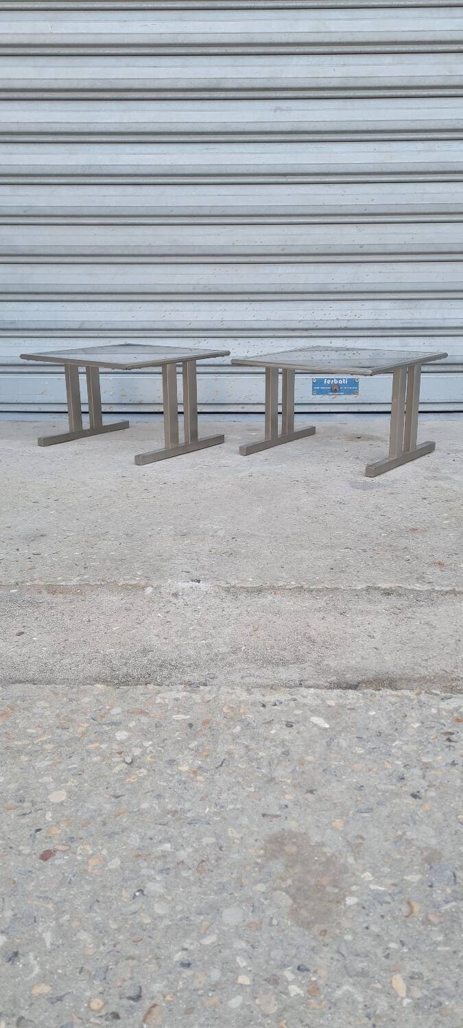 Pair of space age side tables