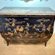 Commode 3 tiroirs décors chinois XX eme