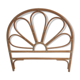 Vintage rattan headboard