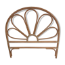 Vintage rattan headboard