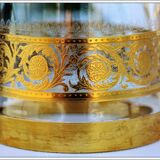 Shaker st louis crystal model thistle gold