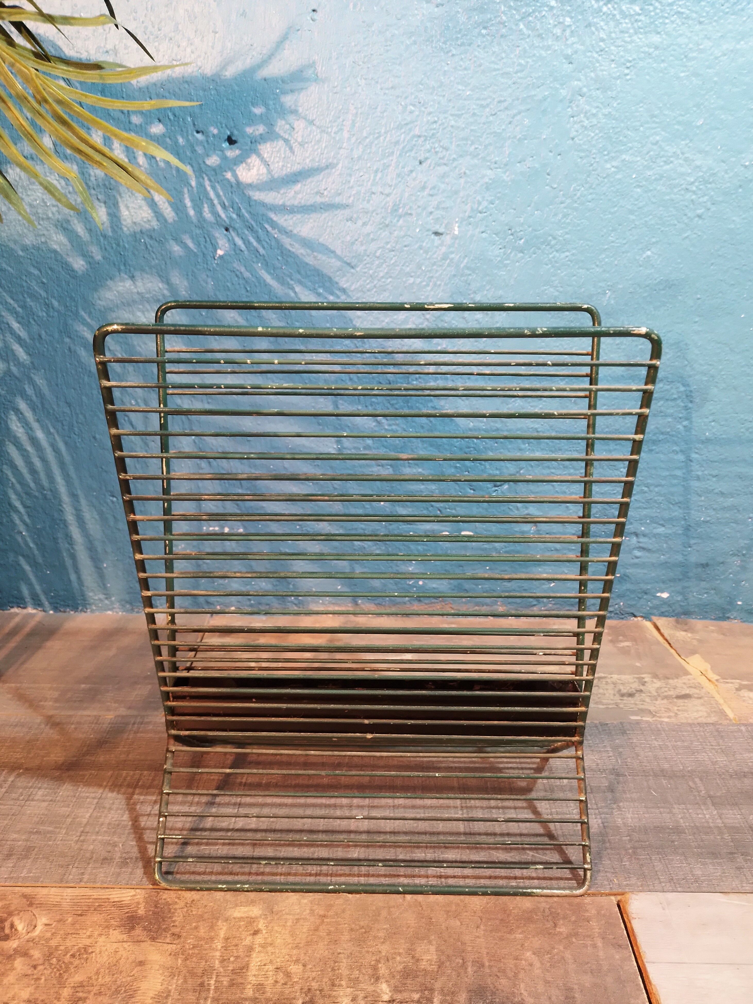 Metal magazine holder 1950s