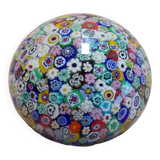 Millefiori paperweight in Murano glass Ø6cm