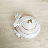 White and gold granite glass pendant light, portable lamp