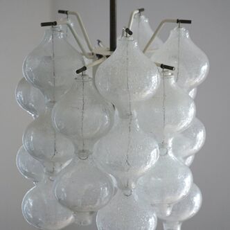 Lustre Tulipan vintage par JT Kalmar pour Franken Kalmar KG. années 1960