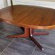 Vintage Baumann extendable teak table, 1970s