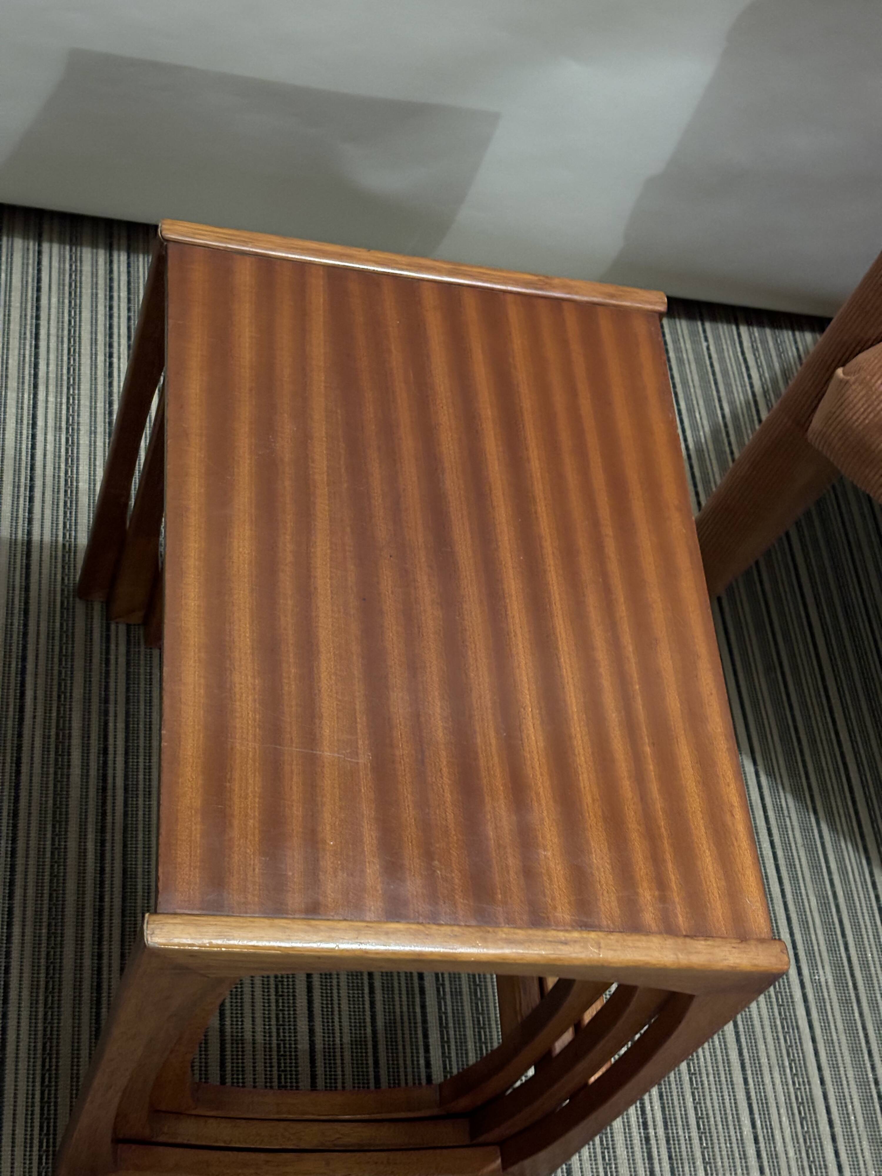 Series of 3 nesting tables from the 60s Scandinavian style