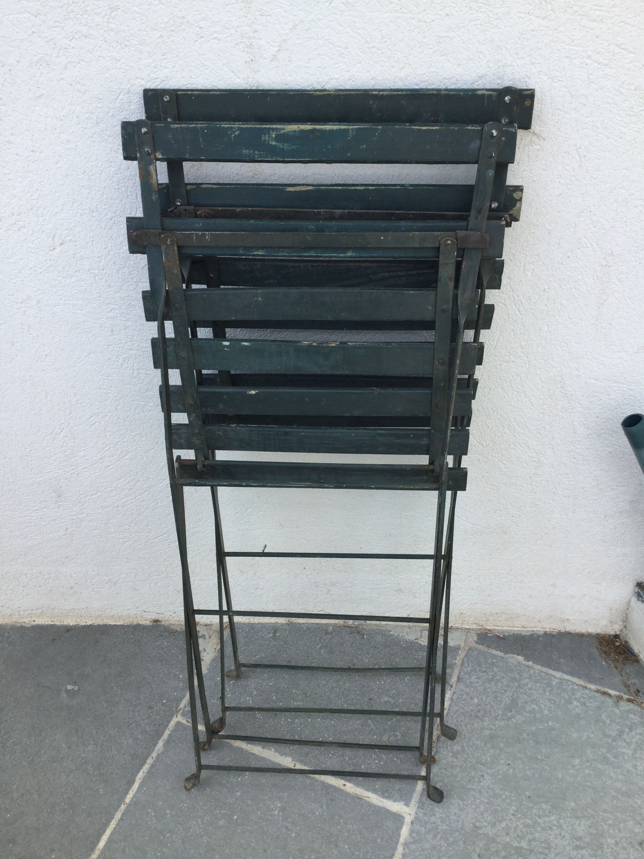 Retro folding garden chair