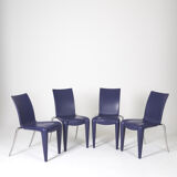 Set of 4 chairs "Louis 20" Philippe Starck 1990