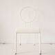 Vintage white metal children's chair
